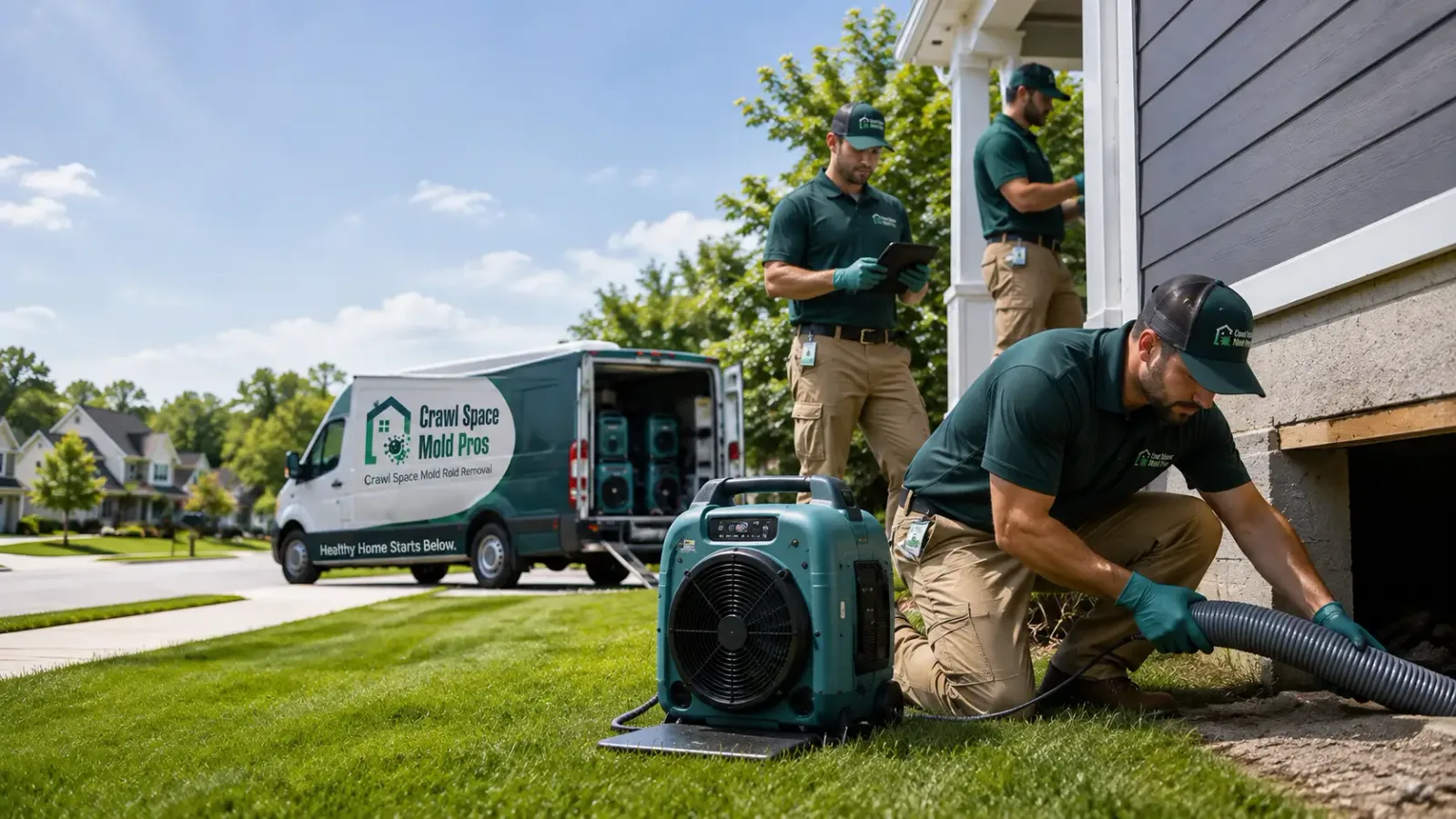 Crawl Space Mold Removal in Grand Junction, IA